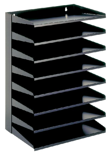 [391270] Etagère trieur Vepa Bins 8 compartiments noir