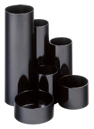 [105988] Organiseur MAULtubo noir 6 compartiments Ø150x125mm noir