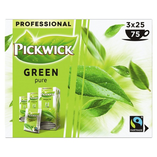[890377] Thee Pickwick Fair Trade green pure 25x1.5gr