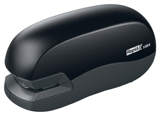 [303010] Agrafeuse électrique Rapid 10BX 10 feuilles noir/blanc