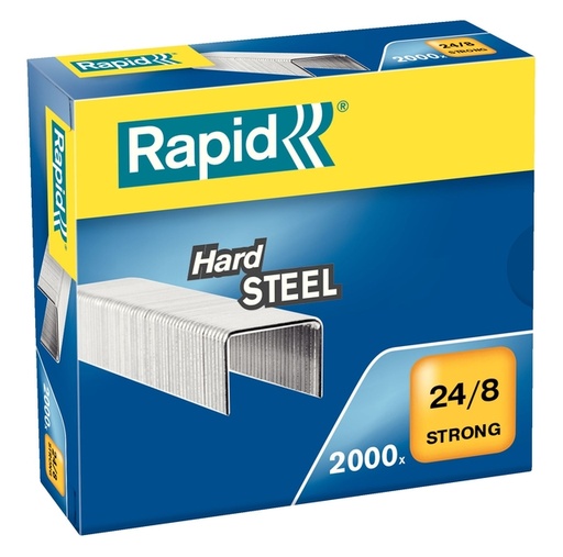[306068] Agrafes Rapid 24/8 acier strong 2000 pièces