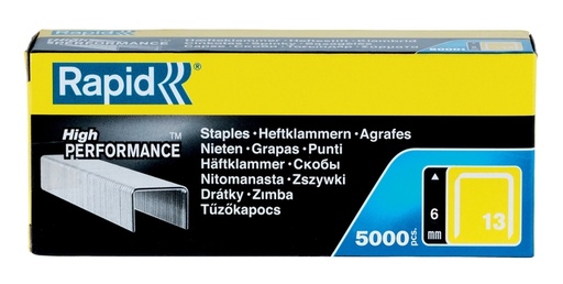 [306456] Nieten Rapid 13/6 gegalvaniseerd standaard 5000 stuks
