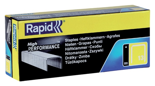 [306458] Agrafes Rapid 13/8 galvanisé standard 5000 pièces
