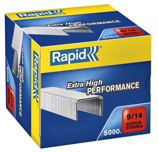 [306214] Agrafes Rapid 9/14 galvanisé super strong 5000 pièces