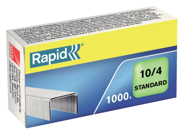 Agrafes Rapid  n°10 galvanisé standard 1000 pcs