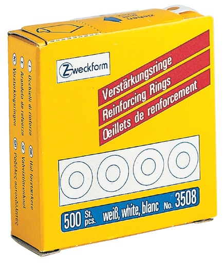 [811048] Oeillets de renforcement Avery 3508 13mm blanc 500 pièces