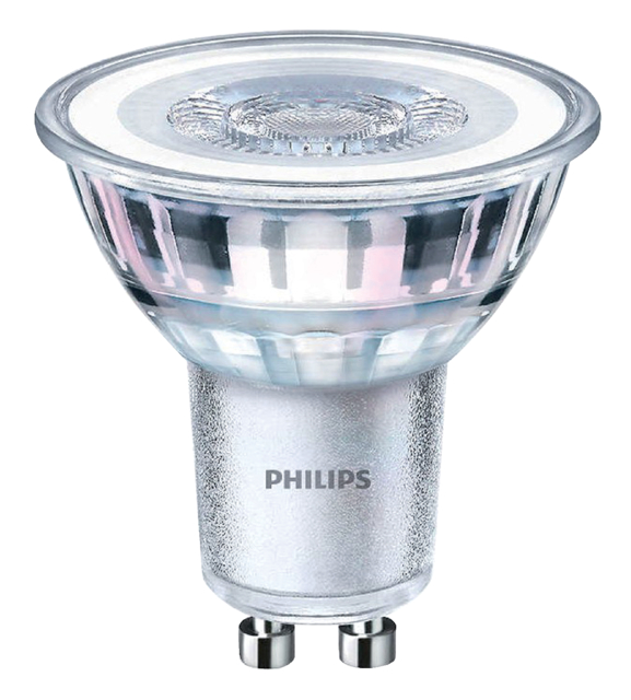 Ledlamp Philips CorePro LEDspot GU10 4.6W=50W 355 Lumen