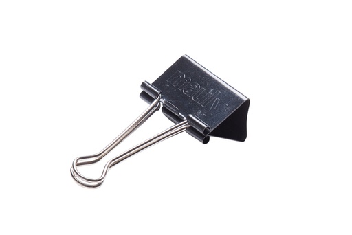 [105998] Pince à papier MAUL 215 Foldback 19mm noir 6 pièces