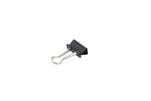 [316623] Pince à papier MAUL 213 Foldback 19mm noir 12 pièces