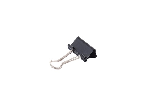 [316624] Pince à papier MAUL 213 Foldback 25mm noir 12 pièces