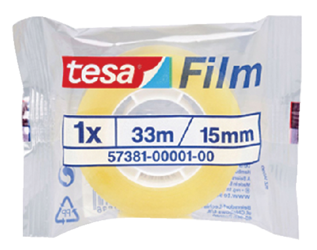 Ruban adhésif tesafilm® Standard 33m15mm transparent