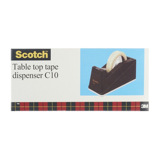 [801145] Dévidoir Scotch C10 lesté rouleau jusqu'à 66m noir