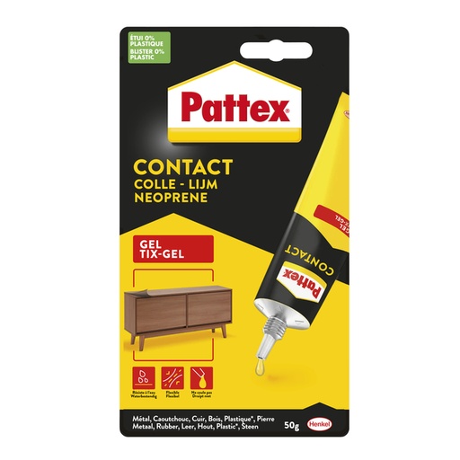 [836283] Colle tout Pattex Tixgel tube 50g blister