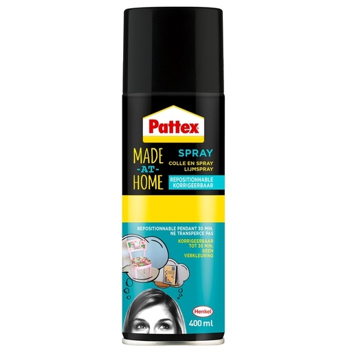 [836244] Colle Pattex Hobby aérosol non-permanent 400ml