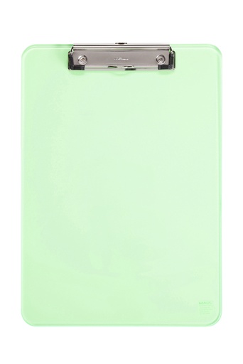 [316079] Porte-bloc MAUL A4 portrait plastique transparent néon vert