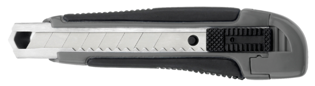 Cutter Westcott Professional 18mm curseur sur glissière gris/noir