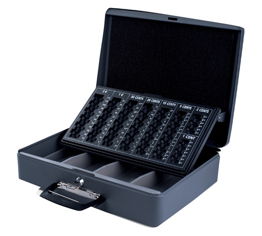 [326425] Coffret caisse Pavo avec 2 poignées 370x280x115mm gris