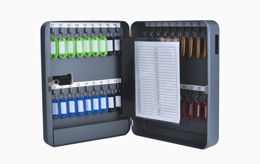 [327808] Sleutelkast Pavo basic met cijferslot 36 haken 300x240x80mm