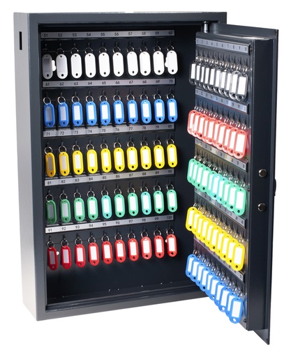 [327814] Armoire à clés Pavo haute sécurité 100 crochets 600x410x120mm