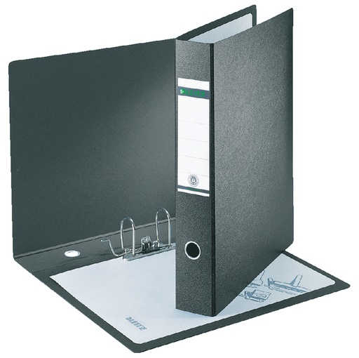 [502404] Classeur à levier Leitz 1072 A3 180° sans encoches ni renforts 77mm carton A3 droit noir