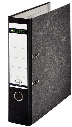 [502453] Ordner Leitz 1082 180° 80mm karton folio zwart