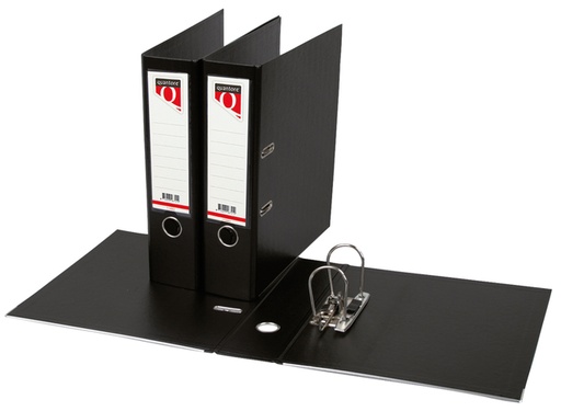 [110068] Classeur à levier Quantore A4 80mm PP noir