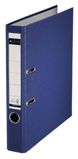 [502183] Classeur à levier Leitz 1015 180° A4 50mm PP bleu