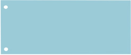 [504203] Scheidingsstrook Oxford smal 240x105mm 190gr blauw 100 stuks