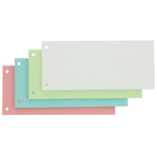 [504220] Scheidingsstrook Oxford smal 240x105mm 190gr assorti 100 stuks