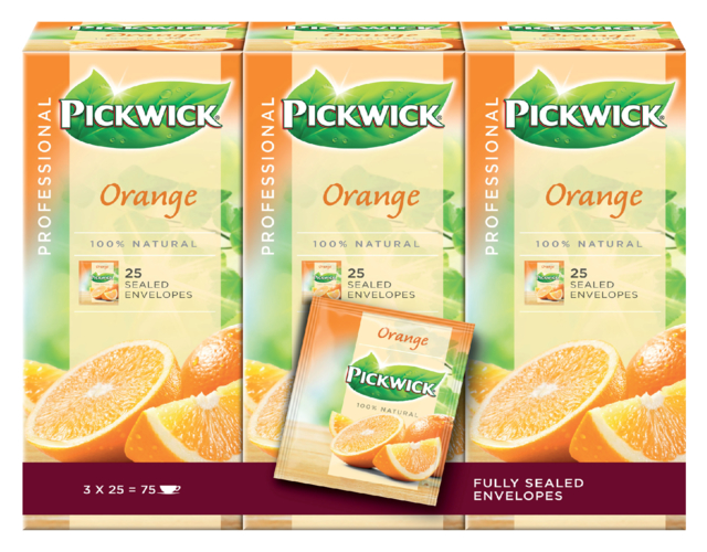Thé Pickwick orange 25x 1,5g