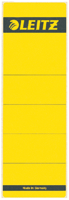 Etiquette dorsale Leitz 62x192mm adhésive large jaune