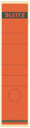 [504262] Rugetiket Leitz breed/lang 62x285mm zelfklevend rood 10 stuks