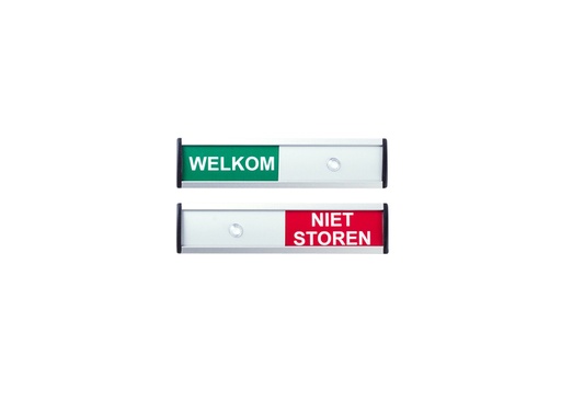 [921337] Infobord welkom/niet storen 125x30mm