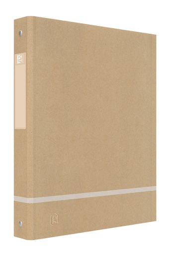 [257523] Classeur 4 anneaux Oxford Touareg A4 méc-O 25mm naturel