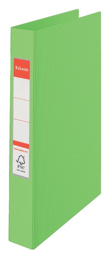 [265884] Classeur Esselte A4 23 anneaux méc-O 25mm PP vert