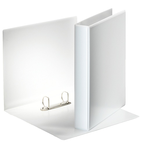 [265720] Classeur panorama Esselte Essentials A4 2 anneaux mec-D 30mm blanc