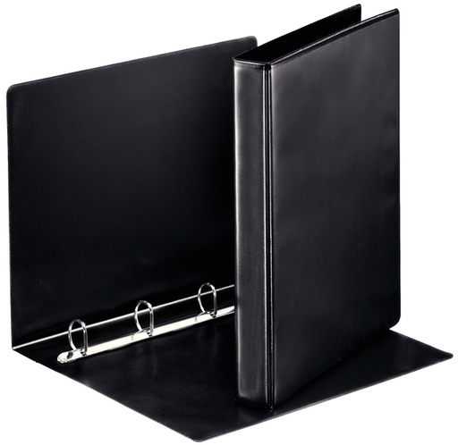 [265710] Presentatieringband Esselte Essentials panorama A4 4-rings D-mechaniek 25mm zwart