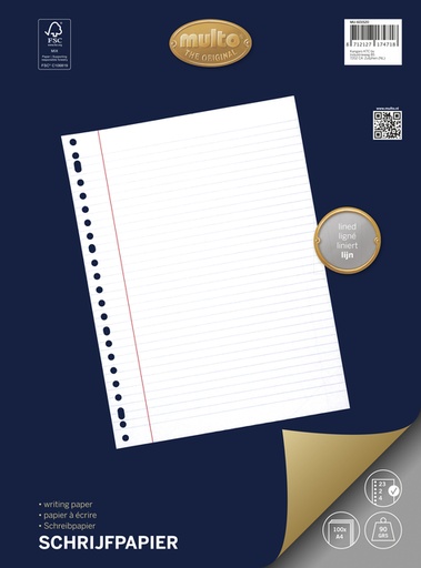 [273361] Interieur Multo A4 23-gaats lijn 100 vel