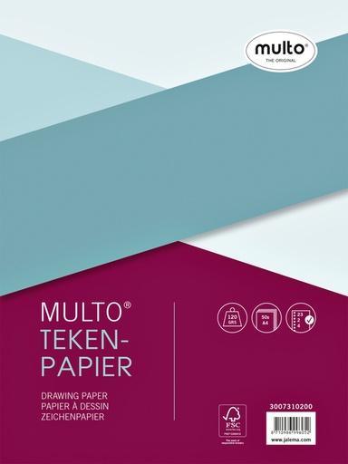 [274460] Interieur Multo tekenpapier A4 23-rings 50 vel