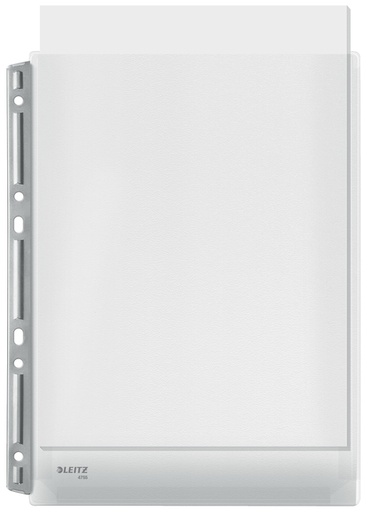 [510554] Pochette à soufflet Leitz Premium Copy safe A4 0,17mm bande perforée métal 3 pièces