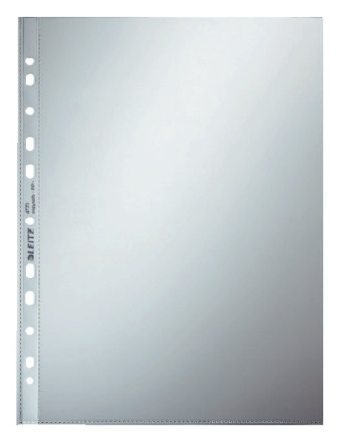 Pochette Leitz Premium Standard Copy safe A4 PP 0,08mm transparent
