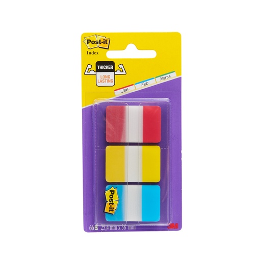 [313246] Marque-pages Post-it 686 4x38,1mm strong assorti
