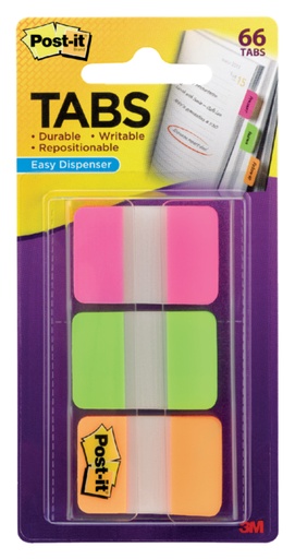 [313247] Marque-pages Post-it 686 25x38mm strong assorti