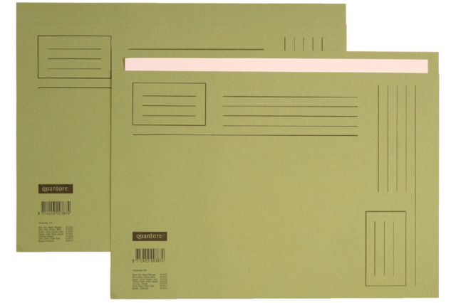 Chemise Quantore In-folio bord décalé 250g vert