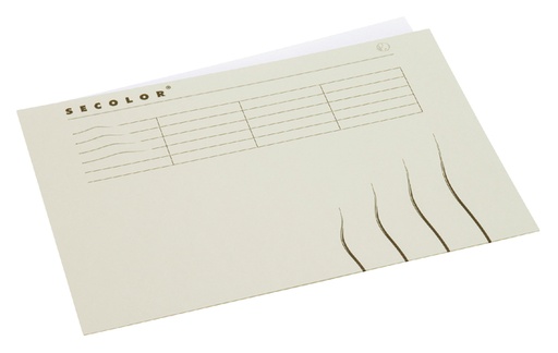 [522340] Chemise Secolor A4 100% carton recyclé 250g gris