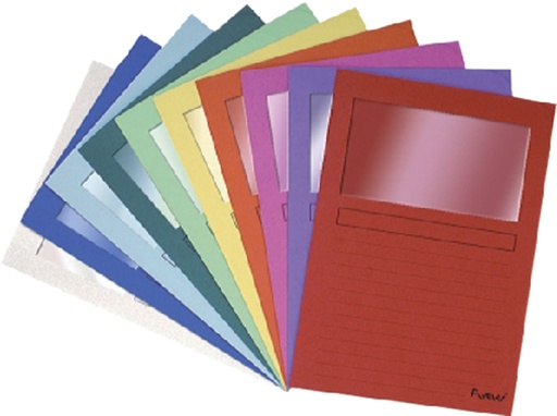 [511118] Pochette modèle L Exacompta Forever + fenêtre carton assorti 100 pièces