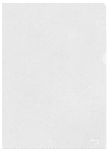 [510721] Insteekmap L-model Esselte standaard copy safe PP A4 transparant 100 stuks
