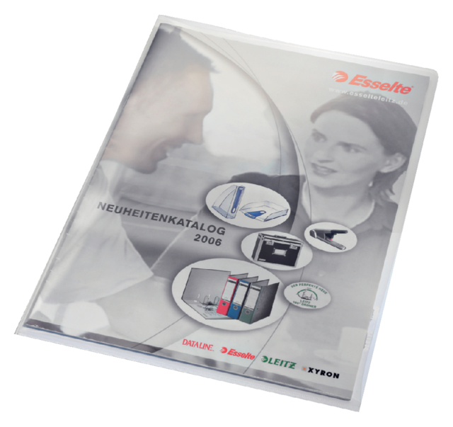 Pochette coin Leitz Premium Copy safe A4 PVC 0,15mm transparent
