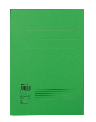 [510124] Chemise à rabats Quantore folio 300g vert