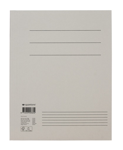 [510112] Dossiermap Quantore A4 300gr grijs